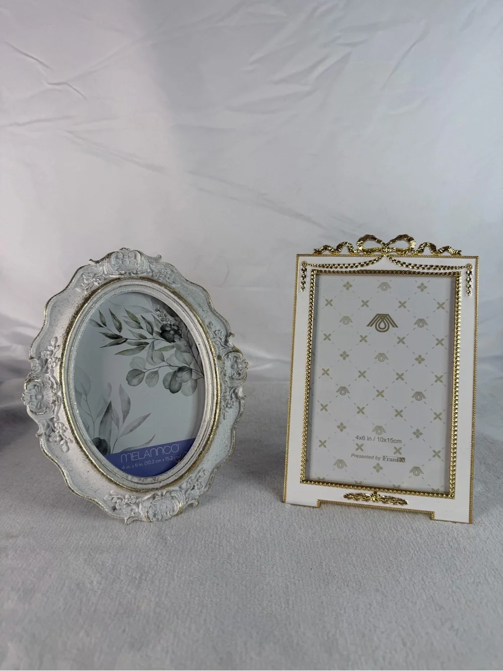 Silver Ornate Oval Photo Frame